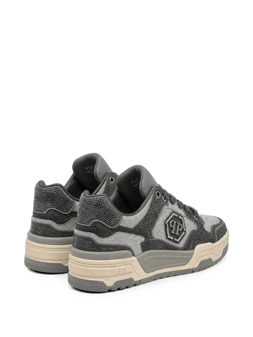 Philipp Plein low-top Predator V2 strass sneakers Grijs