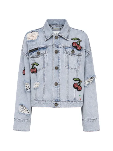 Philipp Plein denim regular jacket Cherrylicious