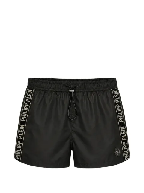 Philipp Plein crystal-embellished swim shorts