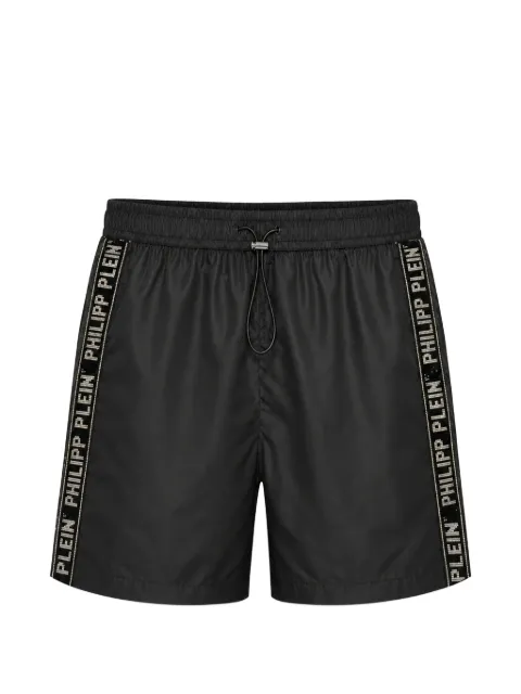 Philipp Plein swimming shorts crystal tape