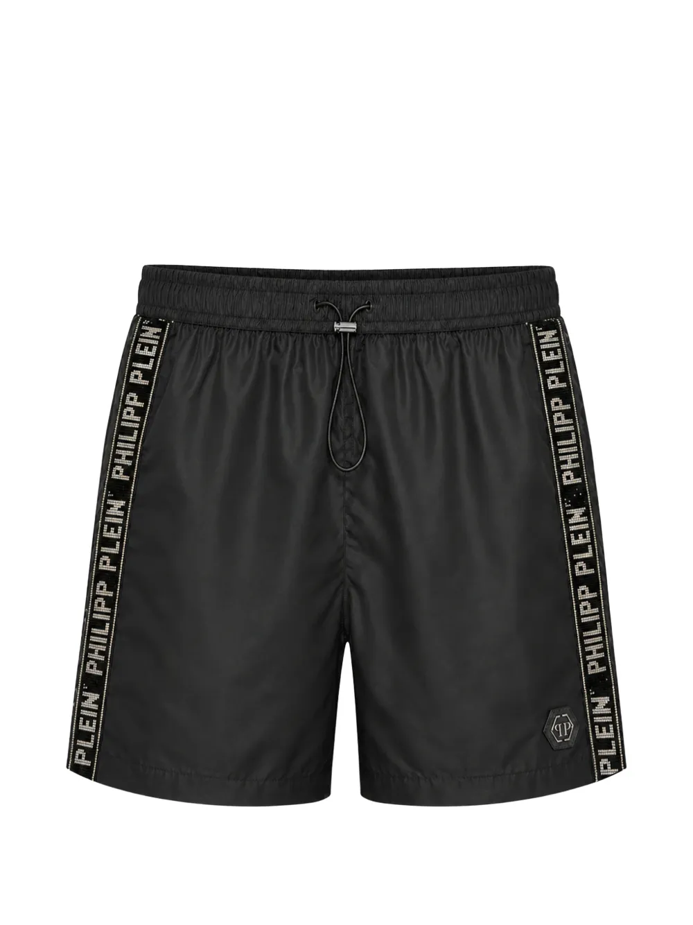 Philipp Plein crystal-embellished swim shorts - Nero