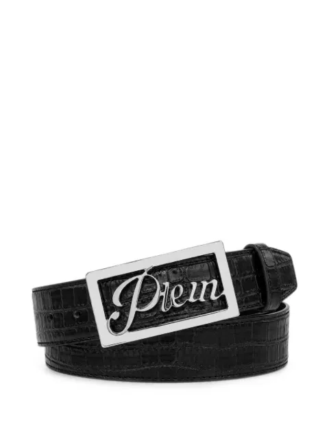 Philipp Plein saffiano-leather belt Cocco