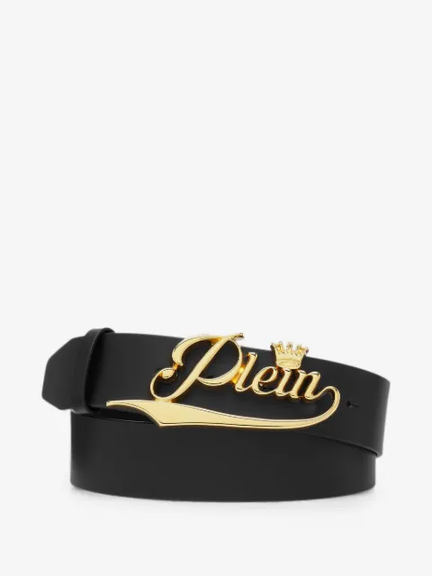 Philipp Plein leather belt King Plein