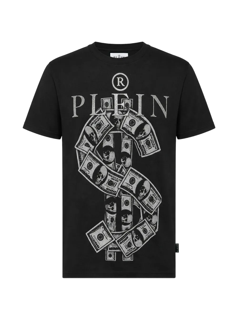 Philipp Plein jersey T-shirt Plein Dollar - Nero