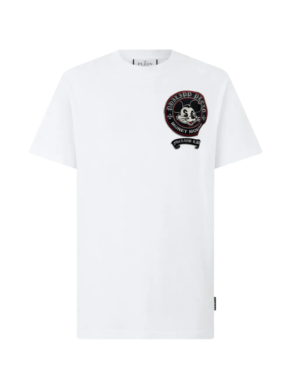 Philipp Plein jersey T-shirt Plein Mouse Money - Bianco