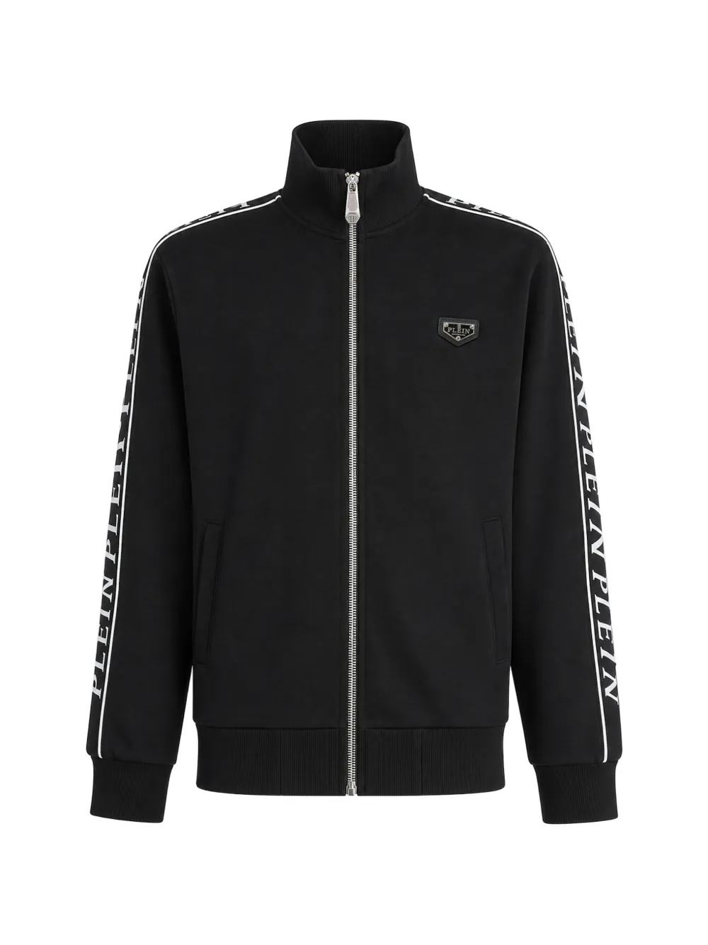 Philipp Plein jogging jacket logo-tape - Schwarz
