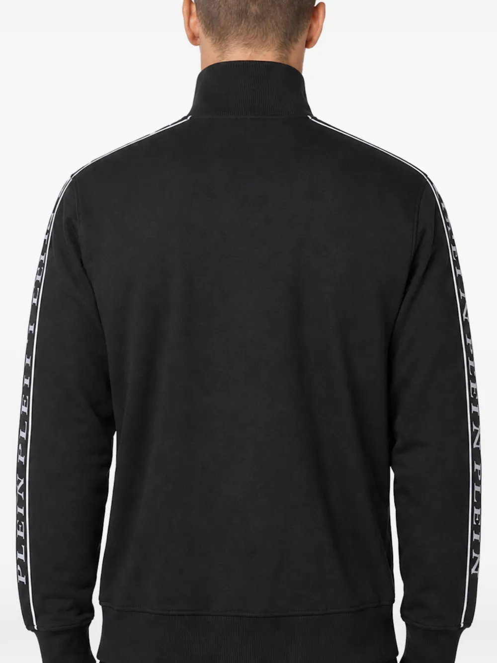 Philipp Plein Joggingjack met logoband Zwart