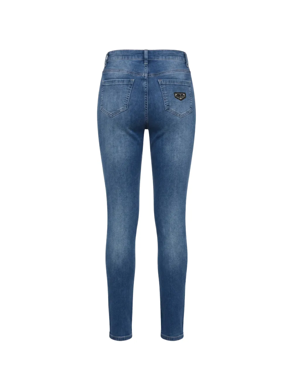 Philipp Plein High-waist jeggins Blauw