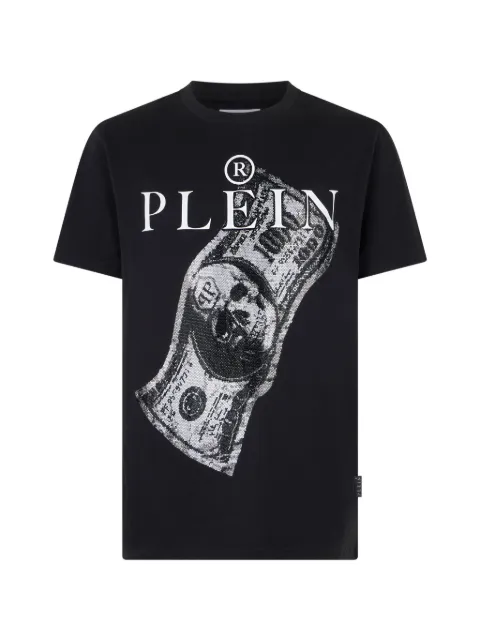 Philipp Plein jersey T-shirt skull strass