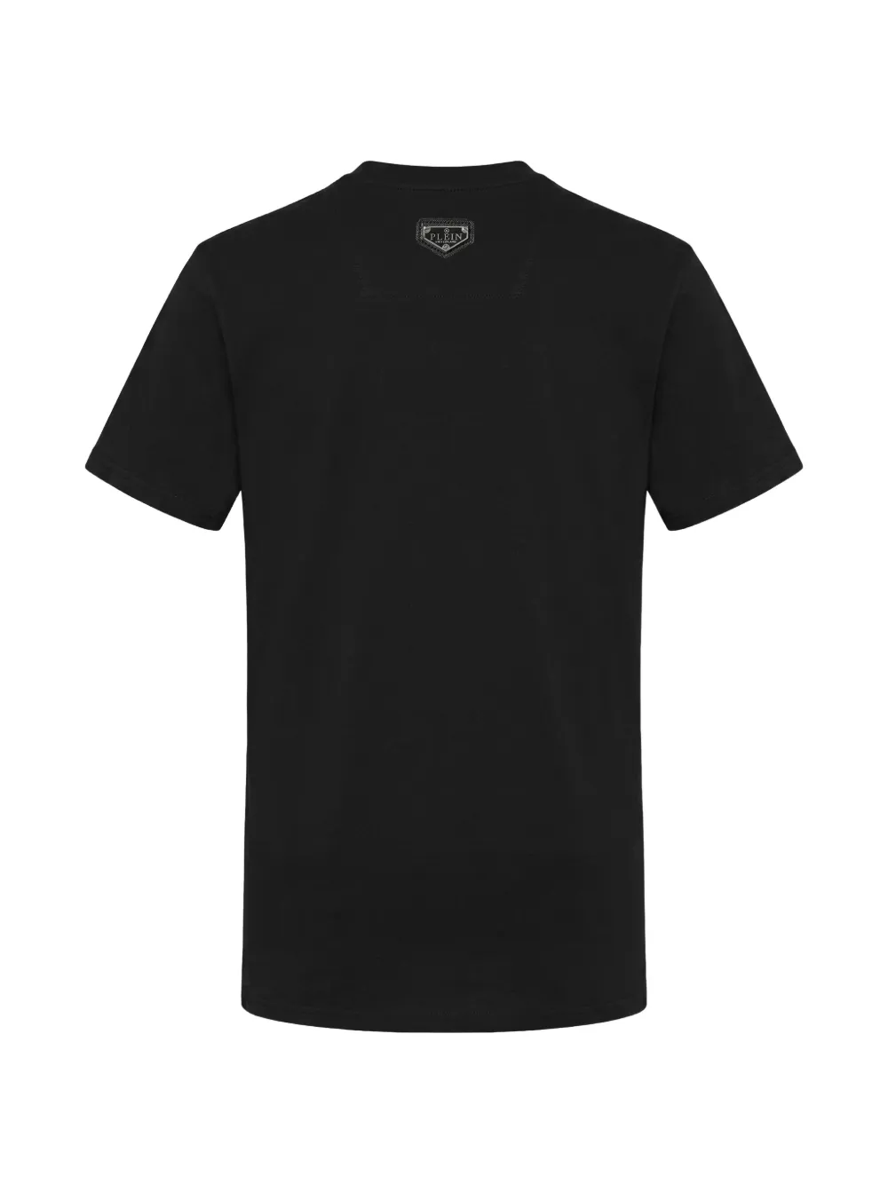 Philipp Plein Jersey T-shirt met doodskop stras Zwart