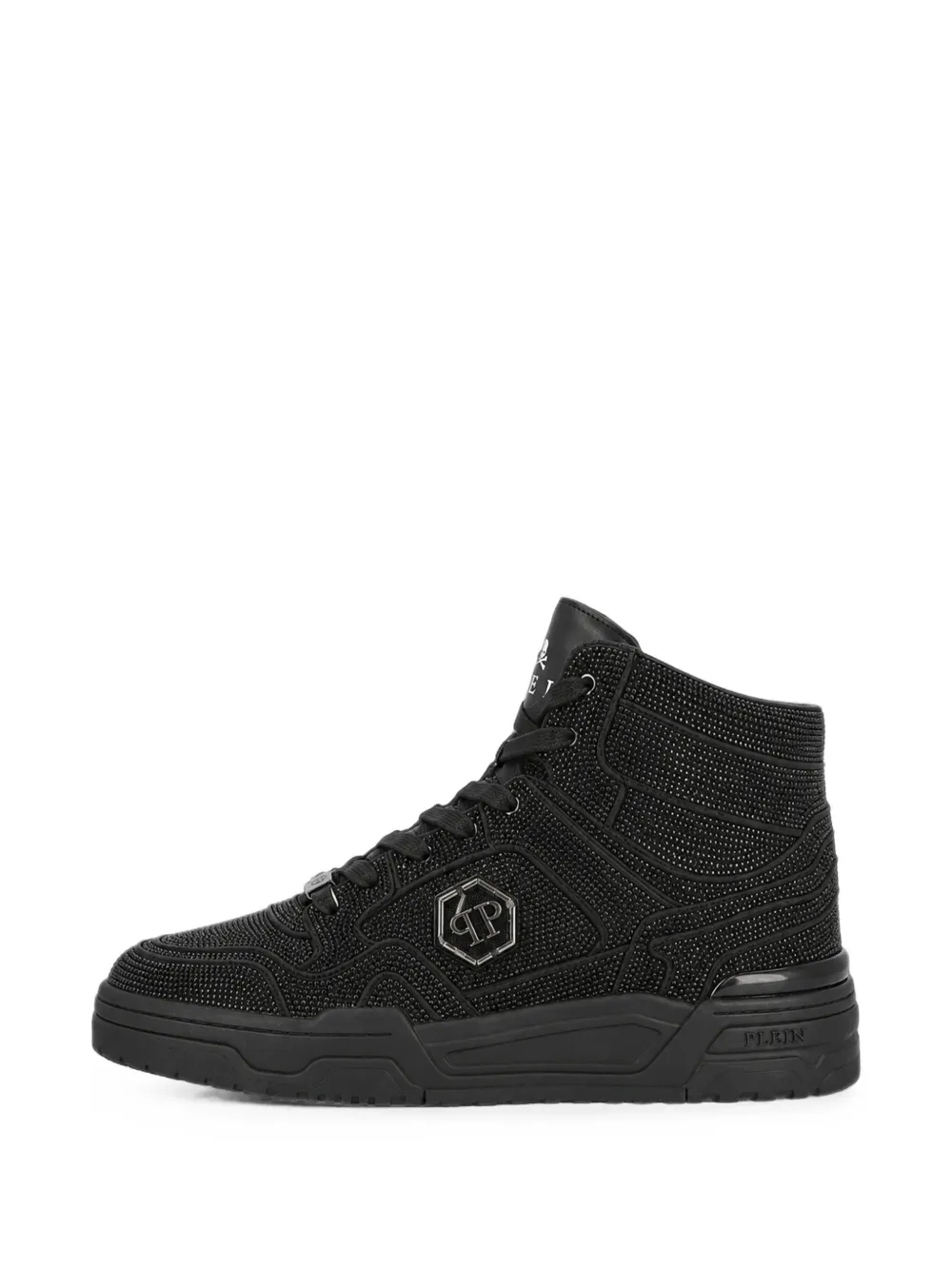 Philipp Plein mid-top Predator V2 Strass sneakers Zwart
