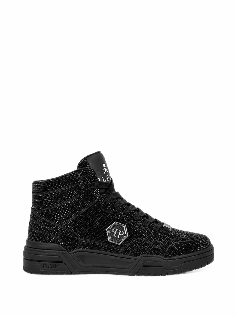 Philipp Plein baskets mi-montantes Predator V2 Strass - Noir Philipp Plein baskets mi-montantes Predator V2 Strass - Noir