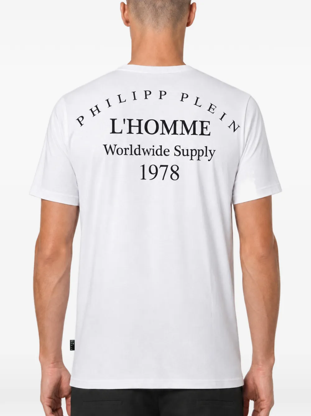 Philipp Plein T-shirt met logopatch Wit