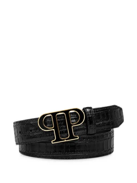Philipp Plein leather belt PP Cocco