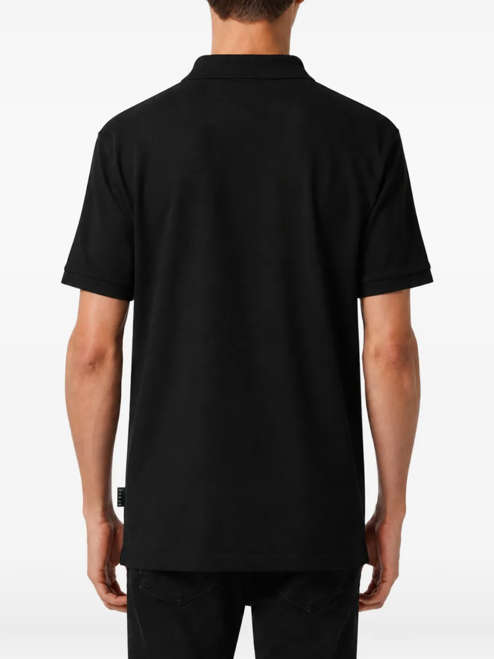 Philipp Plein Poloshirt met geborduurd logo Zwart