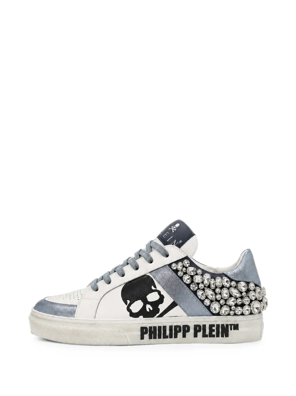 Philipp Plein low-top sneakers skull stones - Weiß