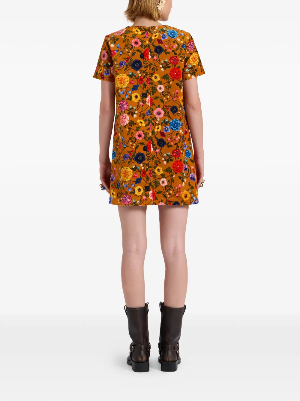 La DoubleJ Swing mini-jurk Oranje