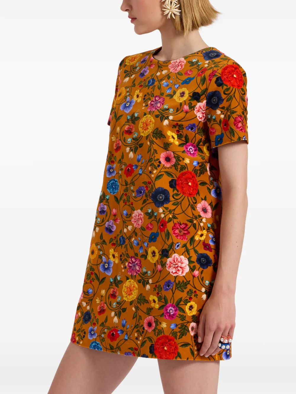 La DoubleJ Swing mini-jurk Oranje