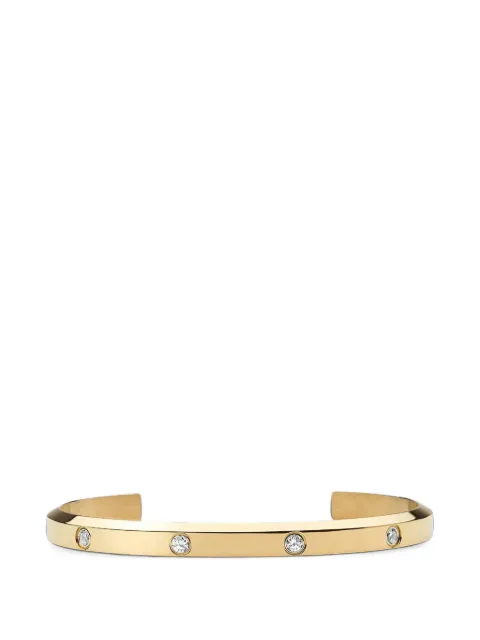 Daniel Wellington crystal-embellished cuff bracelet