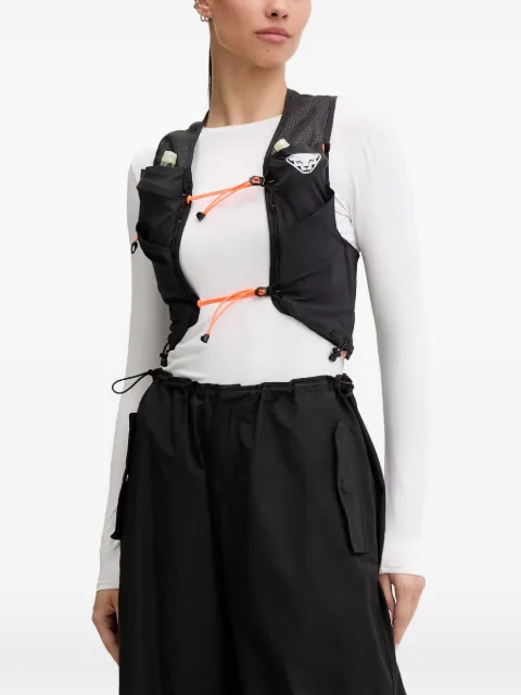 DYNAFIT logo-print mesh-panel vest