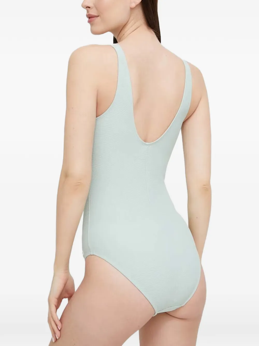 Fila Sucre badpak met diepe ronde rug Groen