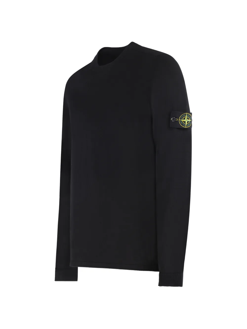 Stone Island Trui met logopatch Zwart