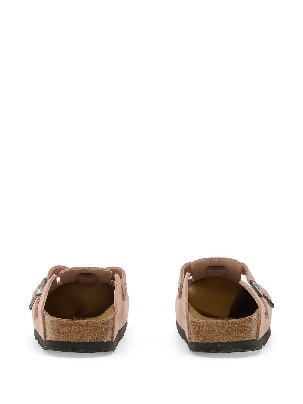 Birkenstock Boston muiltjes met gespsluiting Roze