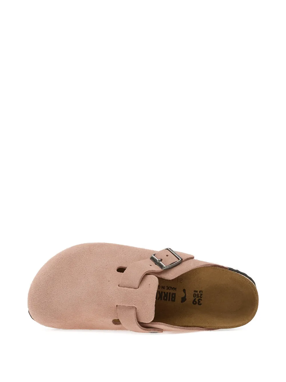 Birkenstock Boston muiltjes met gespsluiting Roze