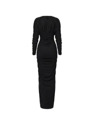 v neck black formal dress WW40458] alexandre vauthier