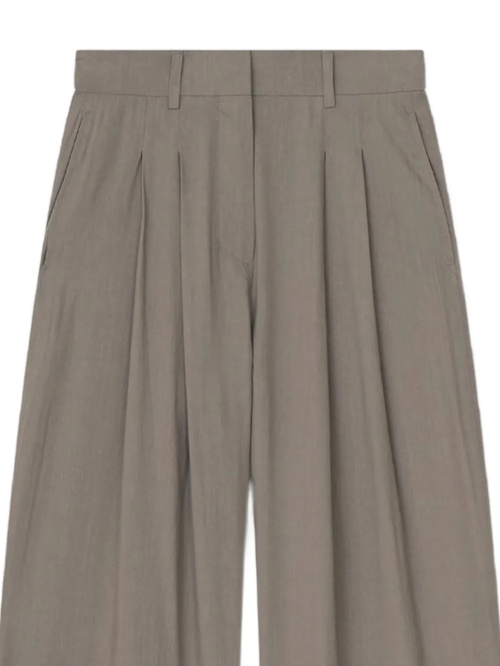 Nanushka Seka geplooide broek Beige