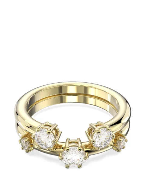 Swarovski set de dos anillos Constella con detalles de circonitas