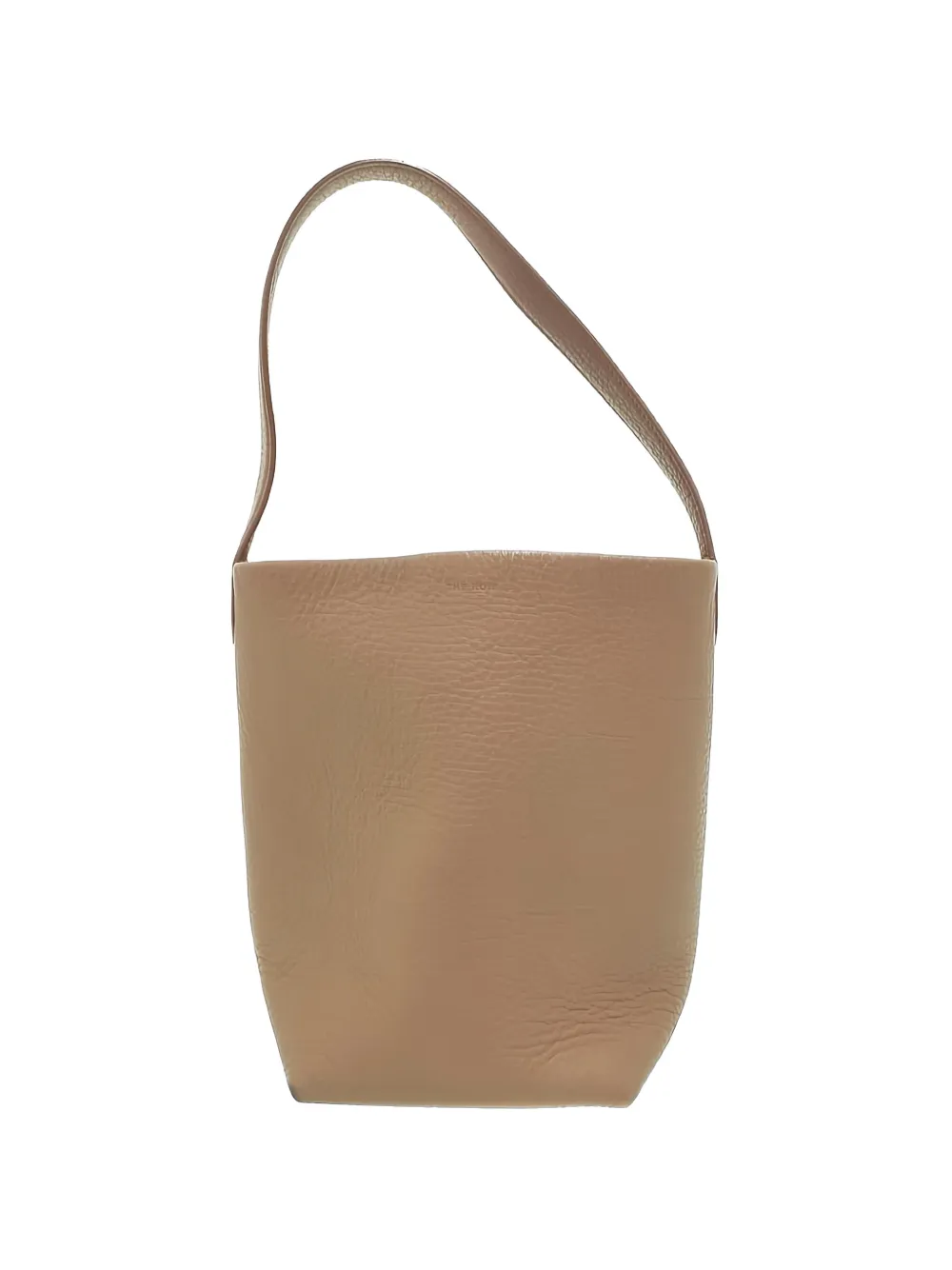 The Row Park grained leather tote bag - Neutrals