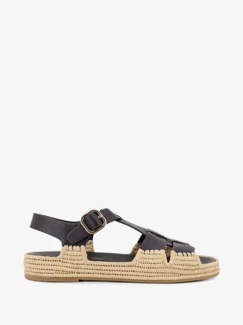 Paloma Barceló Yuka woven-platform caged sandals
