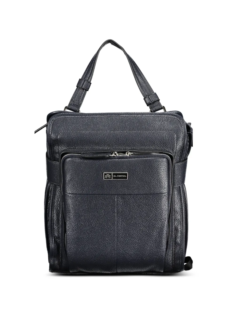 La Martina logo-plaque backpack - Blu