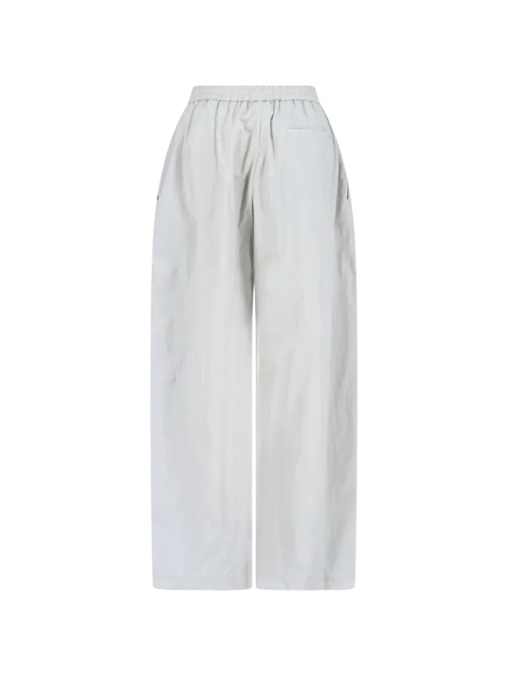 MM6 Maison Margiela Broek met wijde pijpen Grijs