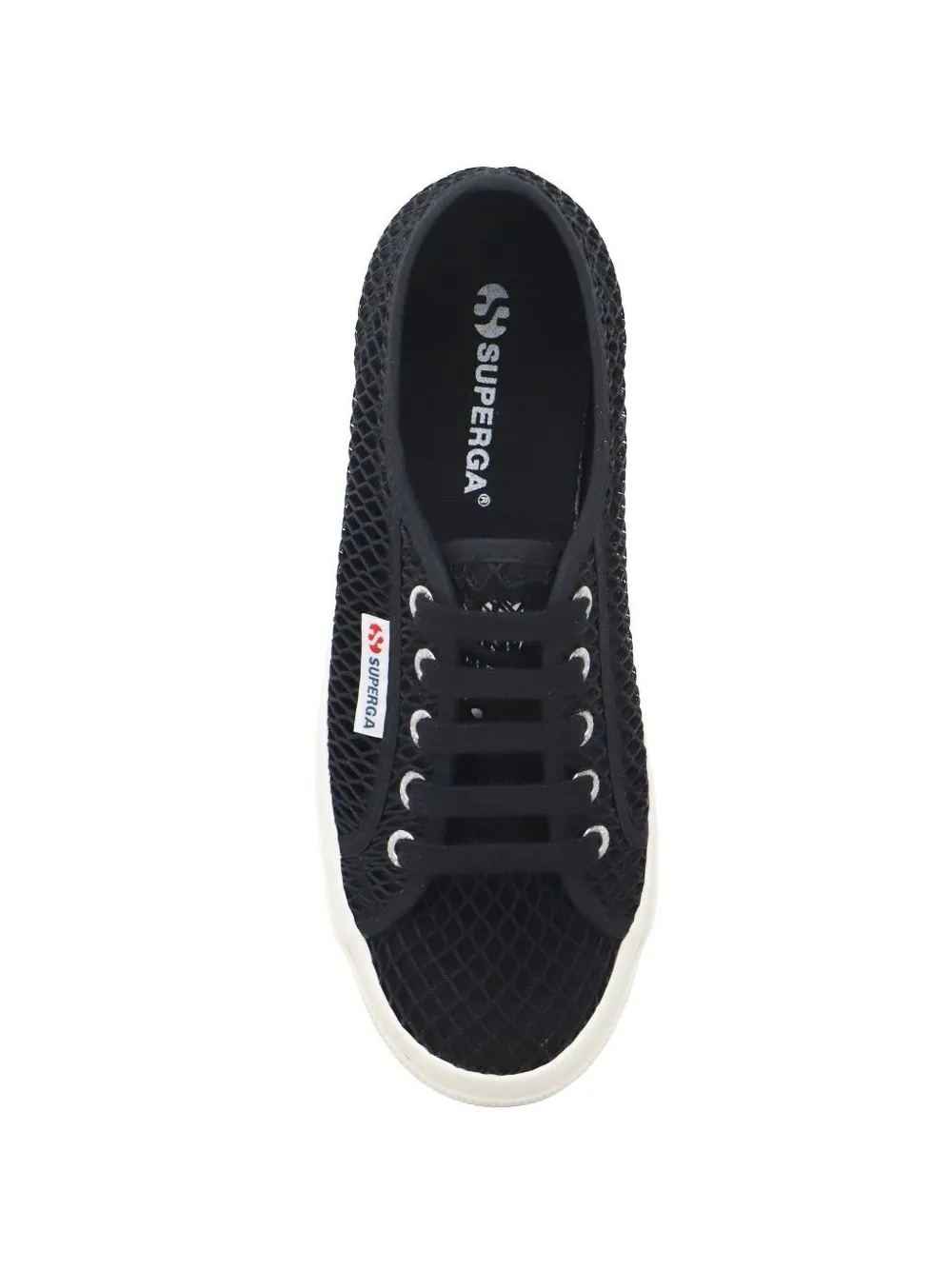 Superga 2750 mesh sneakers Zwart