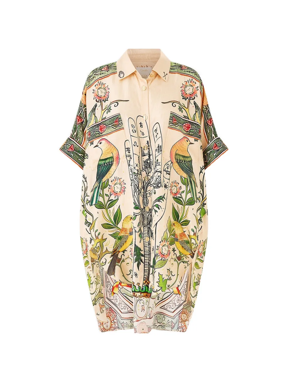 Camilla House Of Horoscopes oversized tunic - Nude