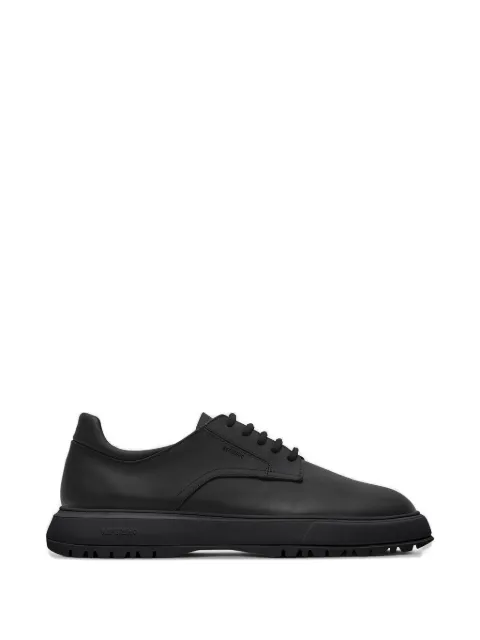 REFERENC Derby rubberised leather sneakers