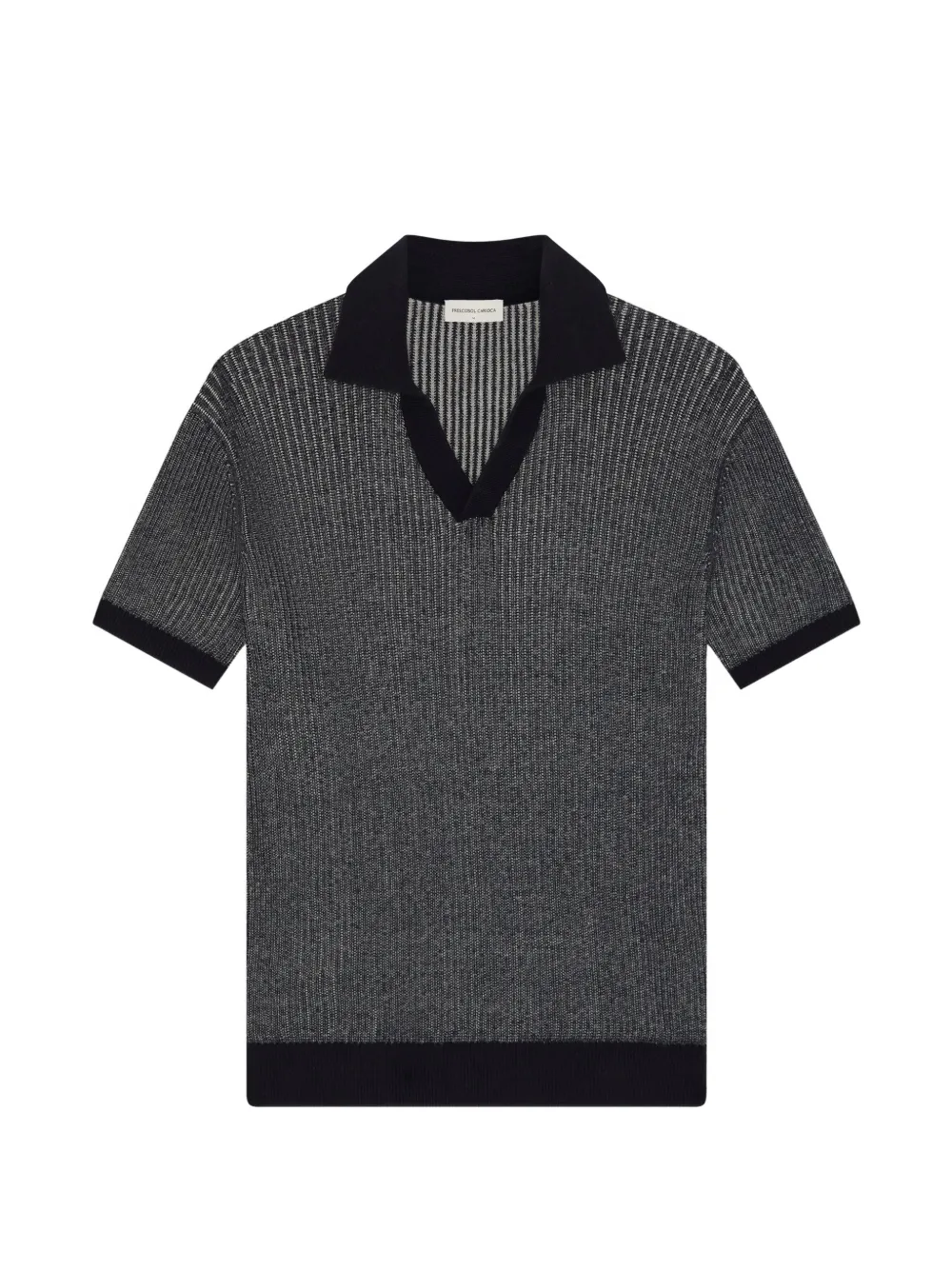 Frescobol Carioca Rino ribbed-knit T-shirt - Blu