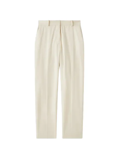 JOSEPH pressed-crease straight-leg trousers