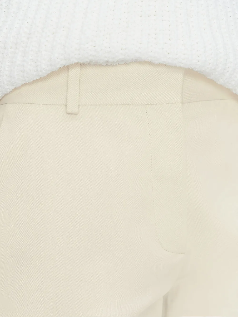 JOSEPH Straight plooibroek Beige