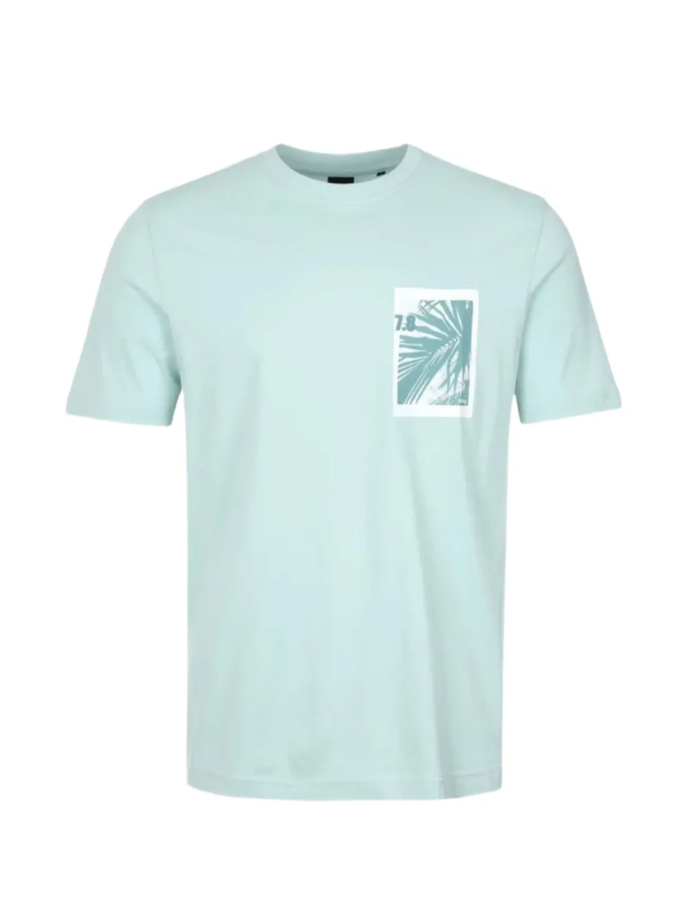 BOSS graphic-print T-shirt - Blau