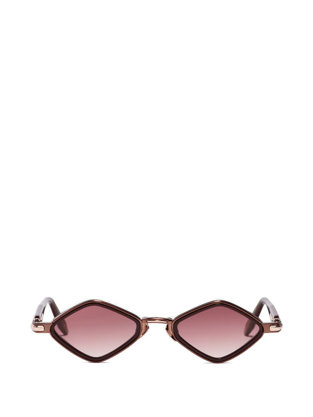 John Dalia Lana geometric-frame sunglasses - Rosso