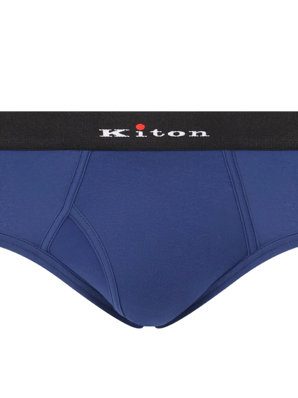 Kiton Slip met logoband Blauw