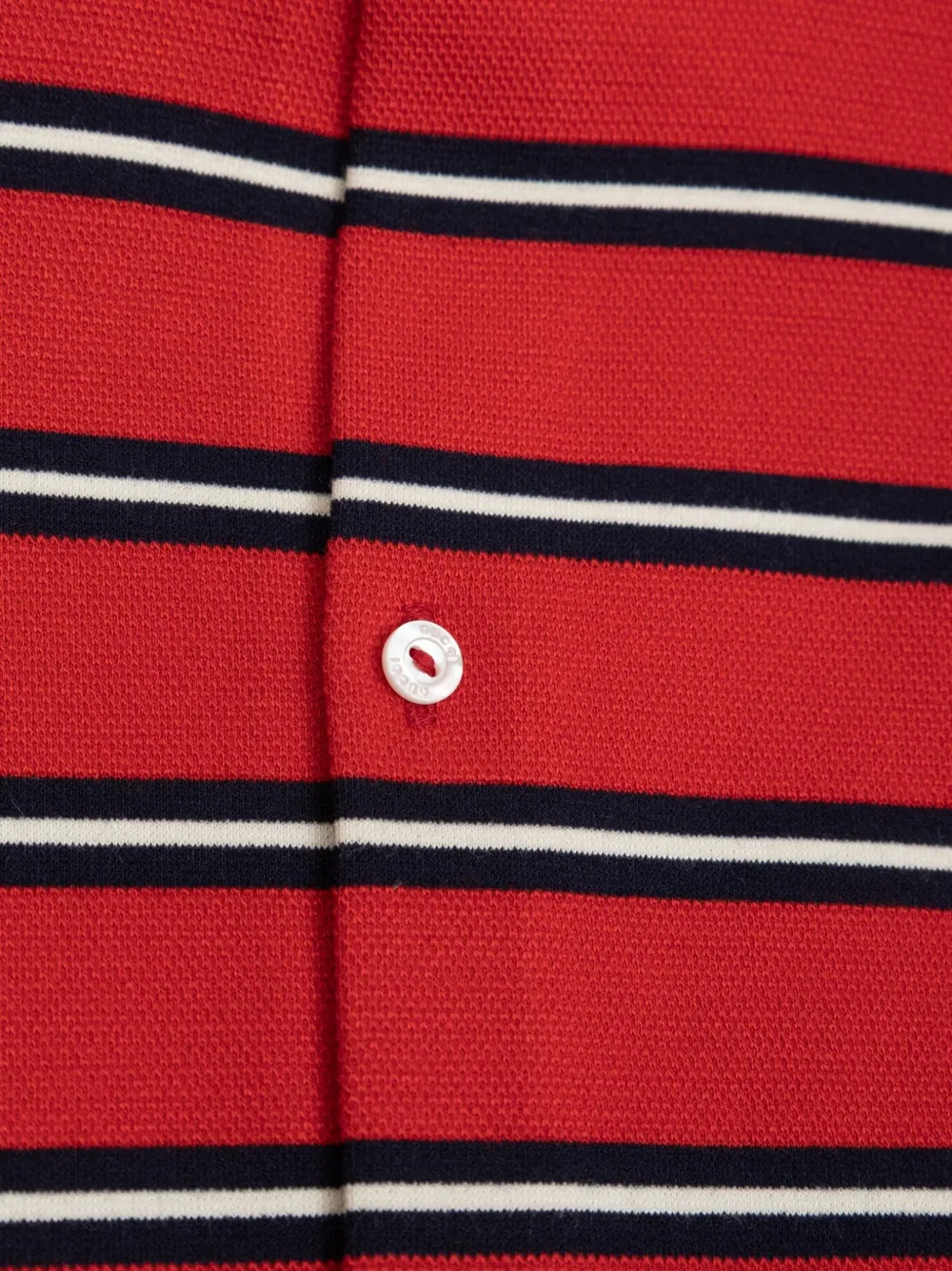 Gucci Kids Gestreepte jurk met GG-logo Rood