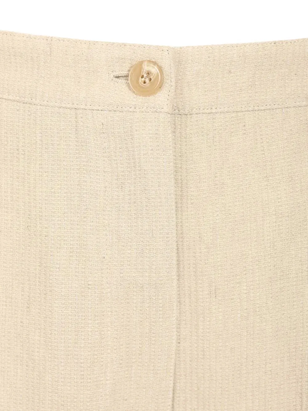 Emporio Armani Straight plooibroek Beige