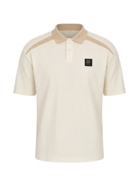 HUGO logo-patch polo shirt