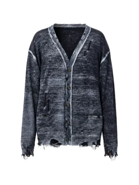 R13 distressed cardigan