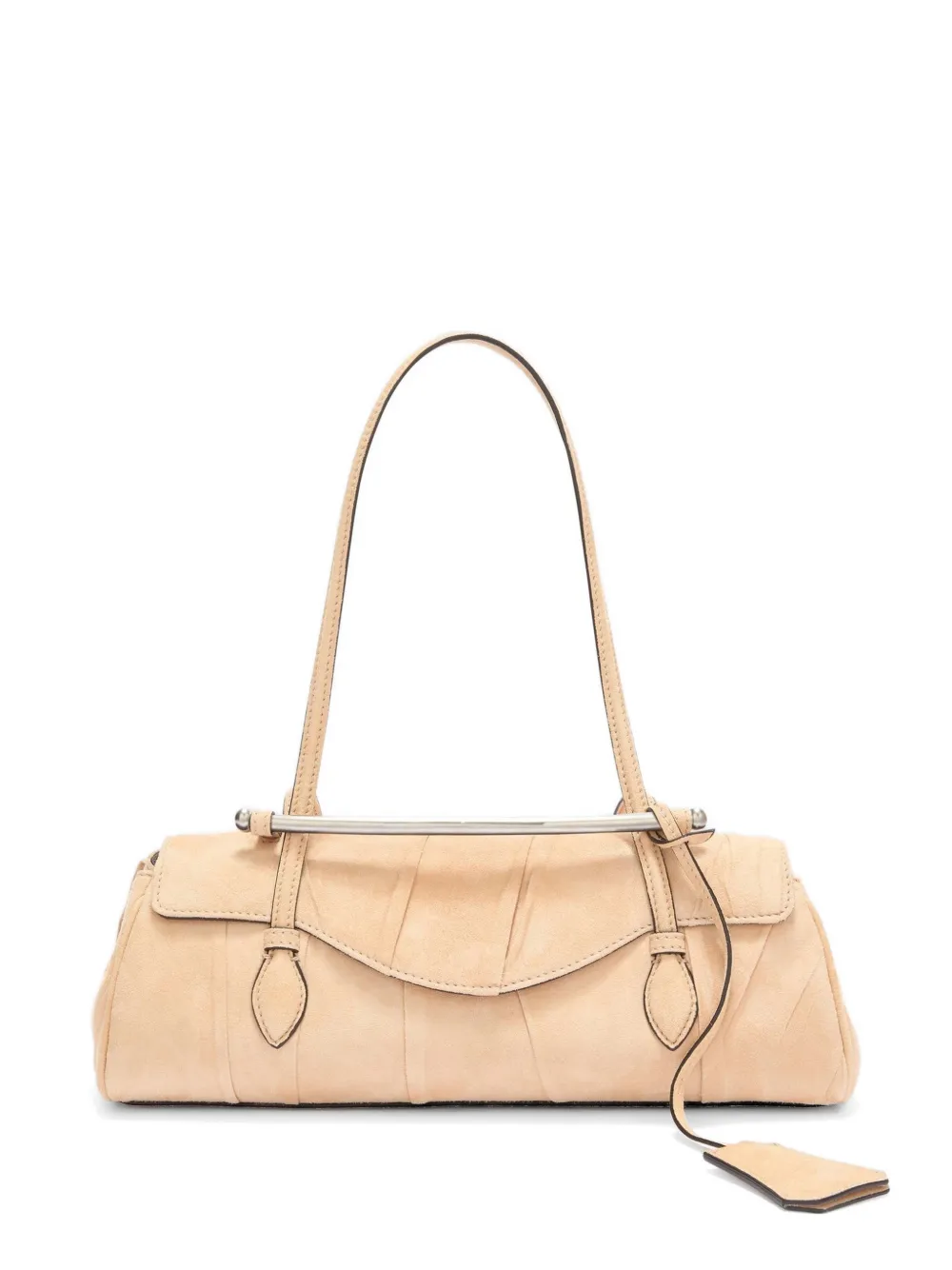 Ermanno Scervino mini Music suede shoulder bag - Toni neutri