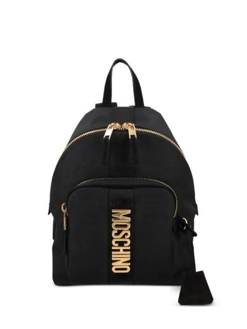 Moschino mochila con letras del logo
